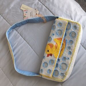 Viral RUBBER DUCK Beaded Design Shoulder Bag!! Cuteness overload! New With Tags